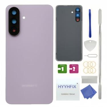 Imagem de HYYHFIX Substituição de vidro traseiro Galaxy A36 para Samsung Galaxy A36 5G SM-S366 17.0 cm capa traseira de vidro à prova d'água e kit de ferramentas de reparo profissional (Awesome Lavender)
