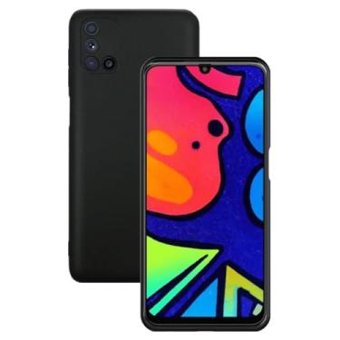 Imagem de Capinha Premium Aveludada Compatível Samsung Galaxy M21S Capa Preta