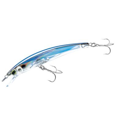 Imagem de Yo-Zuri Isca flutuante Crystal 3D Minnow, azul e prata, 13,7 cm
