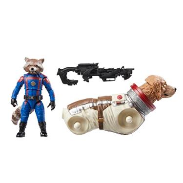 Imagem de Boneco Marvel Legends Series - Figura de 15 cm e Acessórios - Rocket - F6608 - Hasbro