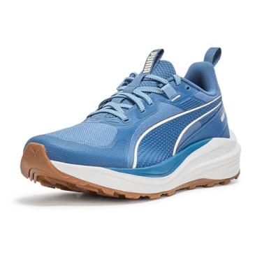Imagem de PUMA Tênis de corrida masculino Flare Pro Trail, Dark Indigo-Cool Blue-Alpine Snow, 40