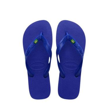 Imagem de Chinelo Havaianas Brasil Masculino Azul Naval, 37