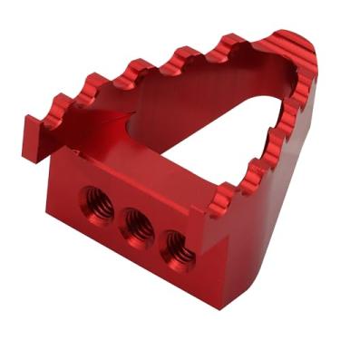 Imagem de WOOSTAR Substituição de alumínio CNC para descanso de pé largo para motocicleta Yaxiang Zuma Bosuer Dirt Pit Bike Vermelho