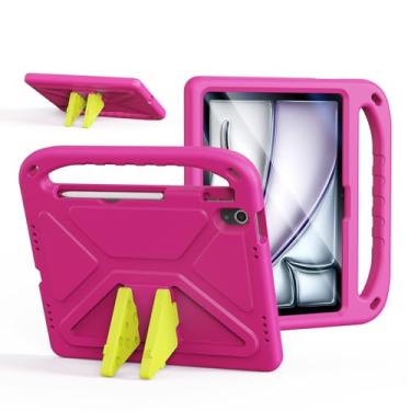 Imagem de Capa Anti Impacto Dux Ducis Modelo Puff Series Compatível com (Rosa, iPad Air 4 5 6 (11 Pol.) M2, M3)