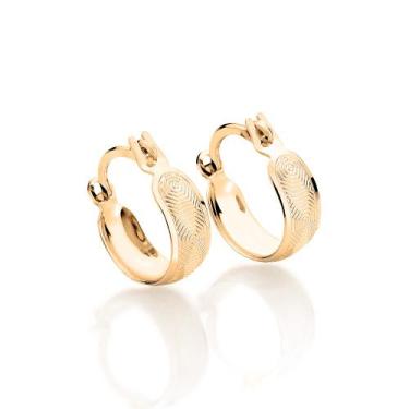 Imagem de Brinco argola folheado a ouro  524014 Rommanel, Dourado