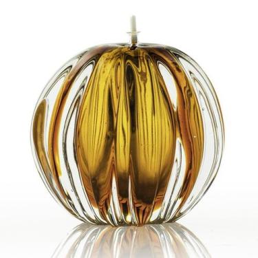 Imagem de Lamparina Em Cristal Murano Âmbar - São Marcos 10cm