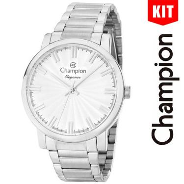Imagem de Relógio CHAMPION feminino analógico prata CN26037I