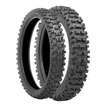 Imagem de Par De Pneu Para Trilha Titan Cg Fan 125 150 160 Cargo Cravudo Cross E