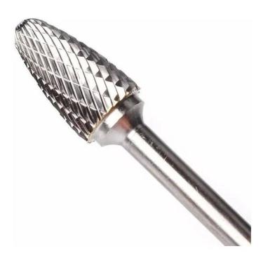 Imagem de 2X Lima Rotativa Metal Duro Cônica 12Mmx25 Árvore Arredondad