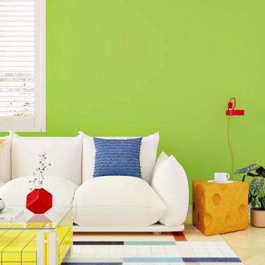 Imagem de Wallderful Papel de parede Chartreuse descasque e cole papel de parede amarelo verde e amigo da pele, papel de parede autoadesivo espesso para quarto, banheiro, sala de estar, armário, bancadas, casa