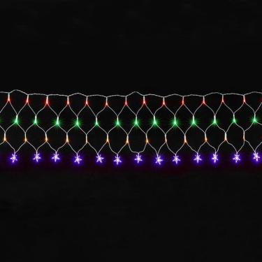 Imagem de Pisca Led Rede Com Estrela - 120L 8 Modos