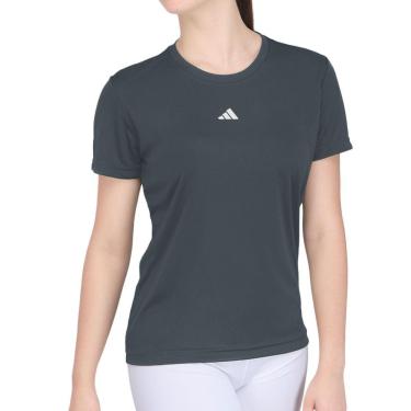 Imagem de Camiseta Adidas Treino Basic Tee Grafite-Feminino