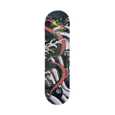 Imagem de Shape Marfim IB Vrau Skateboards Green Doragon AT 8.0-Masculino
