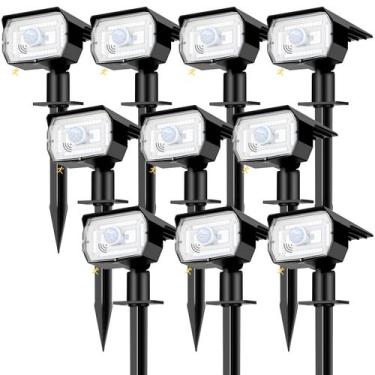 Imagem de Spot Lights Solar Nipify, pacote com 10 sensores de movimento à prova 