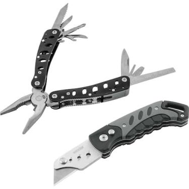 Imagem de Alicate Canivete E Estilete Jogo 2 Peças Vonder