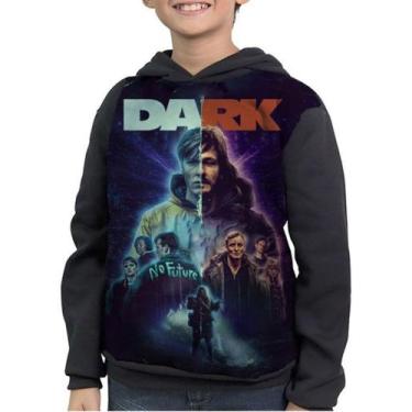 Imagem de Casaco Moletom Infantil Dark Jonas Kahnwald - smoke, Preto, 12