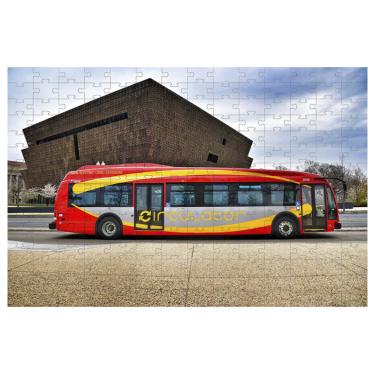 Imagem de Quebra-cabeça Amantes de Ônibus de 300 peças MDF