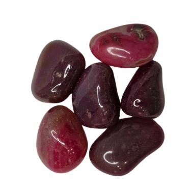 Imagem de Pedra Ágata Rosa 4 a 6 cm Rolada 250 gramas Natural