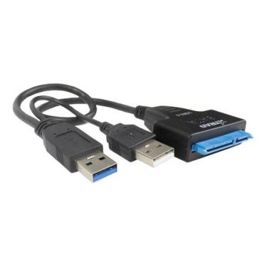 Imagem de CABO USB 3.0 SATA 3 PARA USB PARA LER SSD HD DISCO RÍGIDO PARA DISCO RIGIDO ATÉ 4 TB TERA