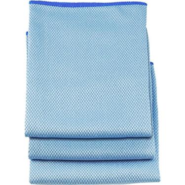 Imagem de Unger Toalhas profissionais de microfibra de grau profissional de 45,7 x 45,7 cm, pacote com 3, panos de limpeza a seco e úmidos multiuso para cozinha, banheiro, automóvel, eletrodomésticos