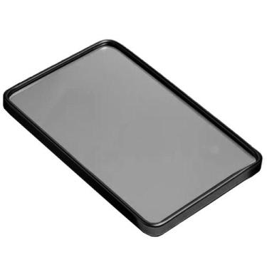 Imagem de Bandeja Espelho Decorativa 30X20Cm Espelho Multiuso Preto - Livon