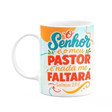 Imagem de JPS INFO, Caneca Religiosa Versículos Bíblicos - Salmos 23:1 - M2