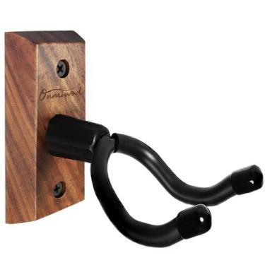 Imagem de Suporte de parede Onmiwod Black Walnut para ukulele