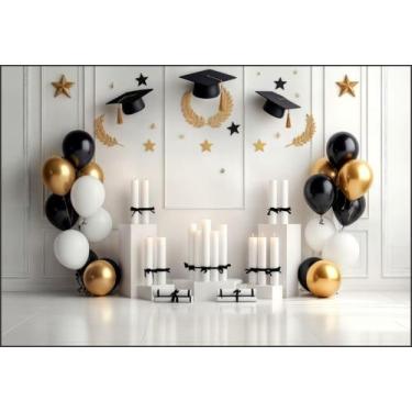 Imagem de Fundo Fotográfico Formatura Cenário Tecido 1,20 x 1,70m - Fadrix, FFOR