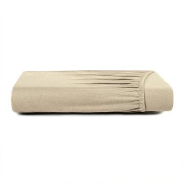 Imagem de Lençol com Elástico Casal Altenburg Cetim 300 Fios Marrom