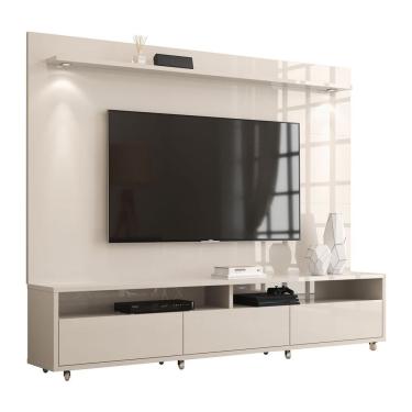 Imagem de Rack Com Painel Aspen 2.2 Off White - Moveisaqui