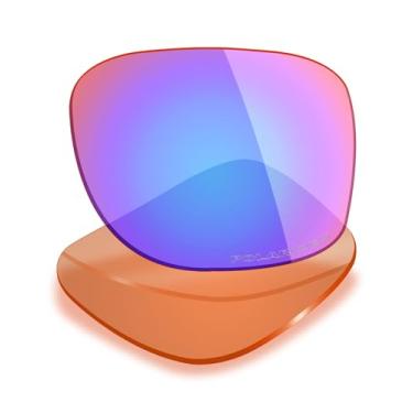 Imagem de Mryok Lentes de reposição polarizadas Plus para óculos de sol Arnette Sandbank AN4229, HD Polarized, proteção UV, resistente a impactos e ajuste perfeito - Rosa cobalto