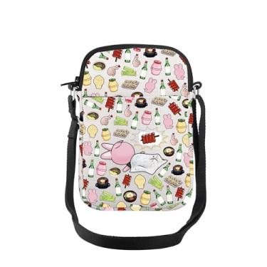 Imagem de TOBGBE Koreanpop D e B Fans Gifts Funny Group Member Crossbody Bag Boy Group World Tour Merch Korean Food Lover Theme Purse, Mini ventilador D e B Cb-us