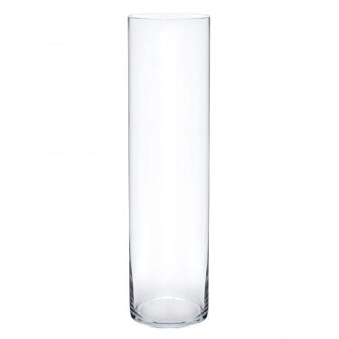 Imagem de Vaso Vidro Cilindro Grande Comprido 40x14cm Transparente