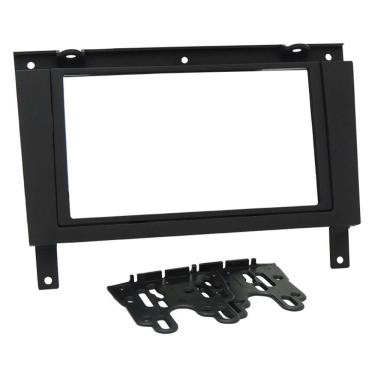 Imagem de Moldura Fiamon 2 Din Compatível Com Novo Vw Gol G3-saveiro-parati Preta