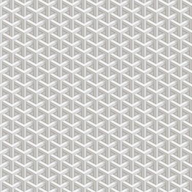 Imagem de Papel De Parede Fiesta Modern Triângulos 3d Prateado 543252 Fiesta Modern 543252