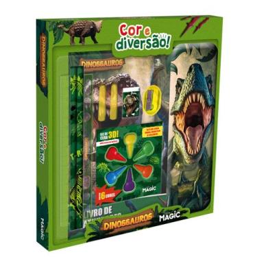 Imagem de Livro - Dinossauros - Cor e diversão