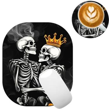 Imagem de TOEMZTFT Mouse pad pequeno, mini mouse pad 15 x 18 cm, para laptop, bandeja de teclado, mouse sem fio, casa, escritório, viagem, com base de borracha antiderrapante, tapete de mouse à prova d'água