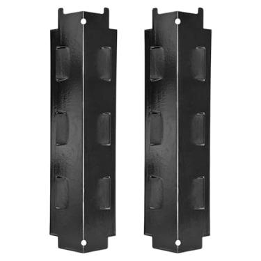 Imagem de KiBcsLic Protetor de calor para churrasqueira a gás, defletor de chamas, e robusto, capa de reposição para queimador de churrasqueira, ideal para, 2 Peças