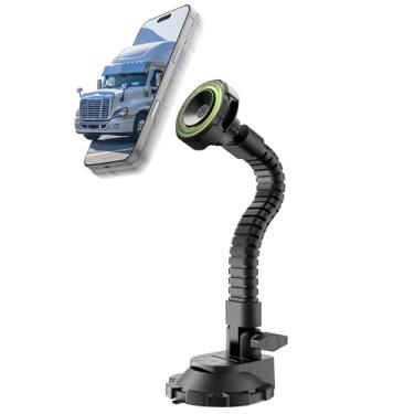 Imagem de Bracketron MagAlign X Pro - Suporte Magsafe para celular para carro com braço flexível para painel e para-brisa - Suportes magnéticos de telefone para o seu carro para iPhone 17 Pro Max 16 15 14 13 12