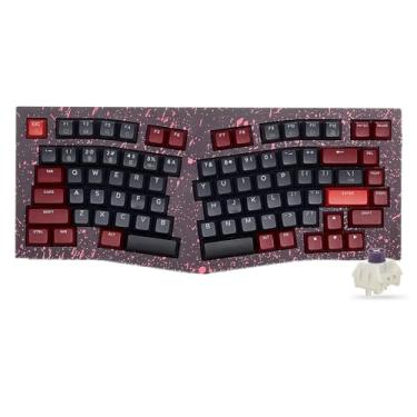 Imagem de F2-Mechanical Keyboard Burgundy-Creamy Linear