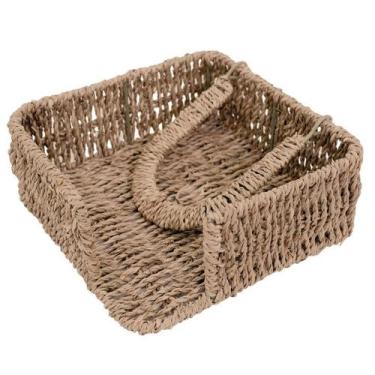 Imagem de Porta Guardanapo Grande Em Rattan Natural YK1506 - Mimo Style