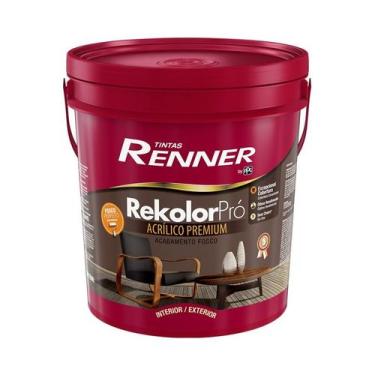 Imagem de Tinta Rekolor Pro Renner Fosco Branco 18l - Rv3700.45