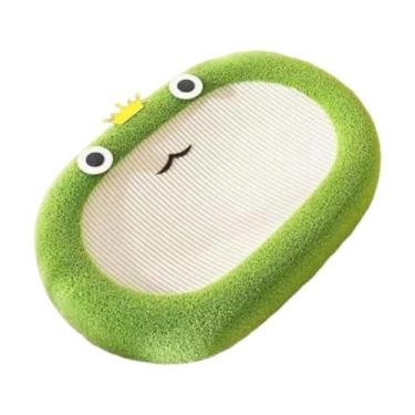 Imagem de Baoblaze Arranhador para gatos, placa de arranhar, proteção para móveis, para gatos de interior, desenho animado, design de sapo de sisal para gatos