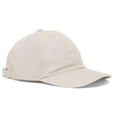 Imagem de Boné Richards Manuscrito Rabisco Raven Husk Algodão Regulável Aba Curv