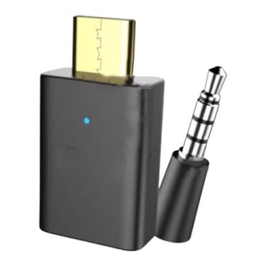 Imagem de Generic Transmissor de áudio, adaptador de áudio, de som estéreo, baixa latência adaptável, telefone de alto desempenho, computador, transmissor USB-C, Adaptador de Microfone
