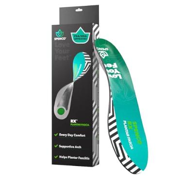 Imagem de Spenco RX Palmilhas femininas de comprimento total para fáscia plantar, tamanho 34-42