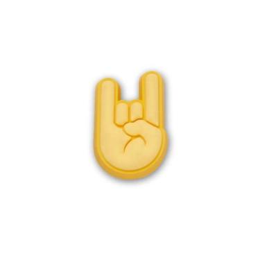 Imagem de Jibbitz Crocs Emoji Mão Rock Cor única, UNI