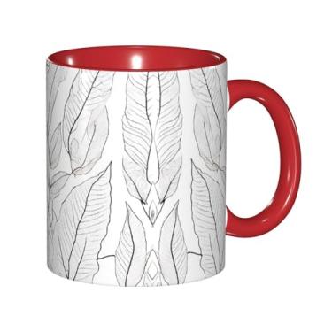 Imagem de Zeraoke Canecas de café criativas com estampa de endro e alecrim de manjericão, personalizado, presente para família, tamanho de 325 ml, unissex