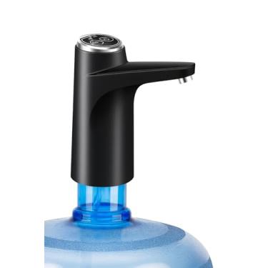 Imagem de Bomba Elétrica Recarregável para Galão 5L a 20L – Dispenser Automático de Água USB Portátil, 2 Modos, Bateria Longa Duração, Silenciosa e Fácil de Usar