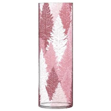 Imagem de CEBUGI Vaso de flor de árvore de Natal 10 cm x 30 cm Vaso cilíndrico para flores, vaso transparente inquebrável para decoração de casa de festa de casamento